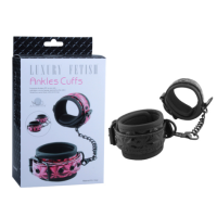 LUXURY FETISH ANKLE CUFFS BLACK
